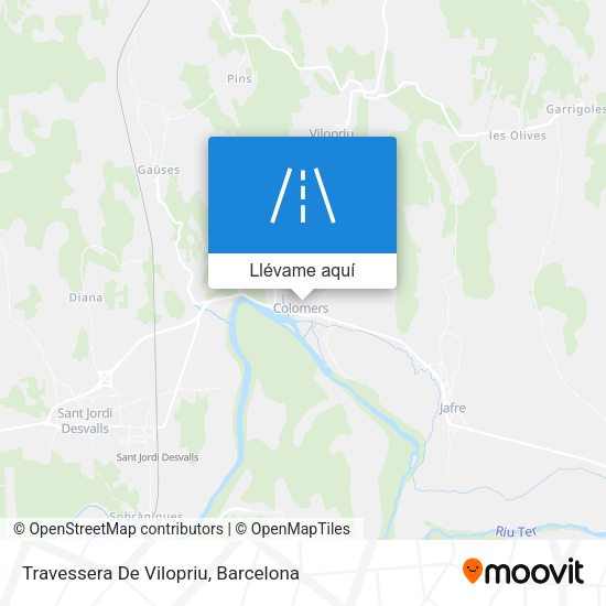 Mapa Travessera De Vilopriu