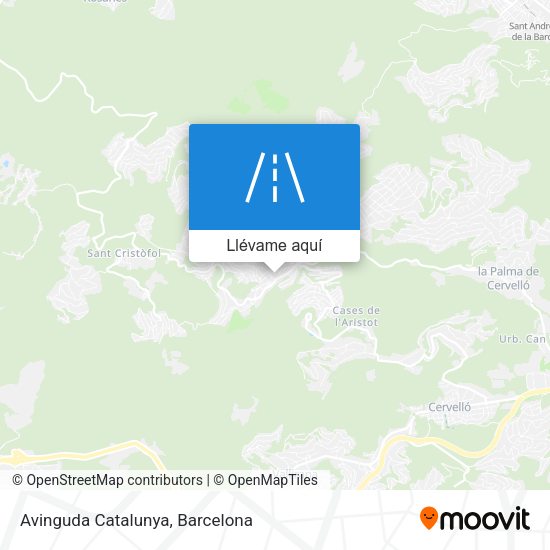 Mapa Avinguda Catalunya