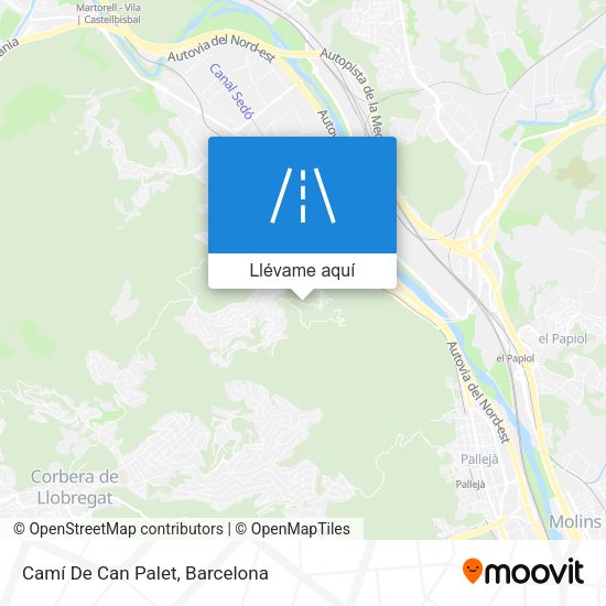 Mapa Camí De Can Palet