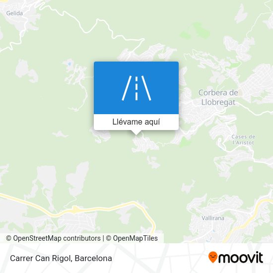 Mapa Carrer Can Rigol