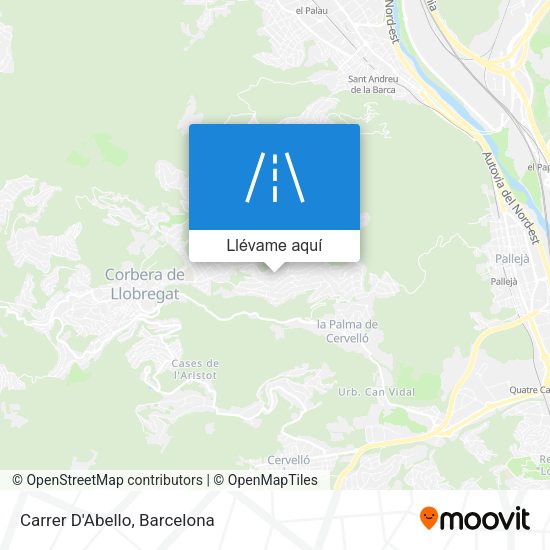 Mapa Carrer D'Abello