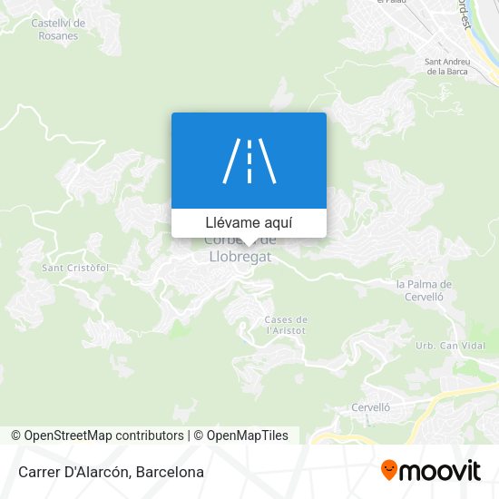 Mapa Carrer D'Alarcón