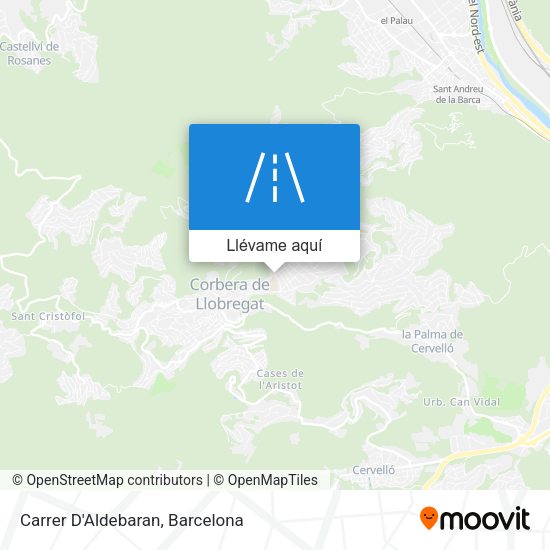 Mapa Carrer D'Aldebaran