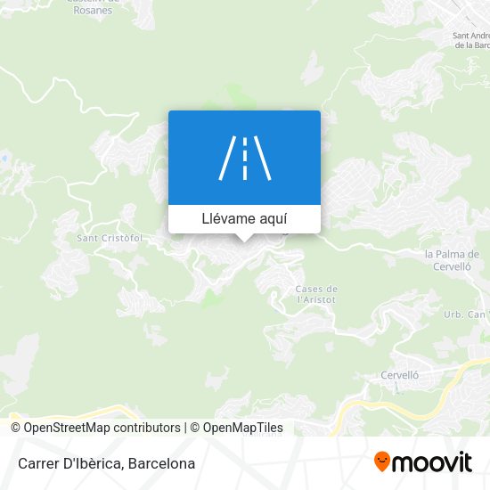 Mapa Carrer D'Ibèrica