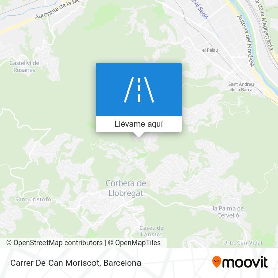 Mapa Carrer De Can Moriscot