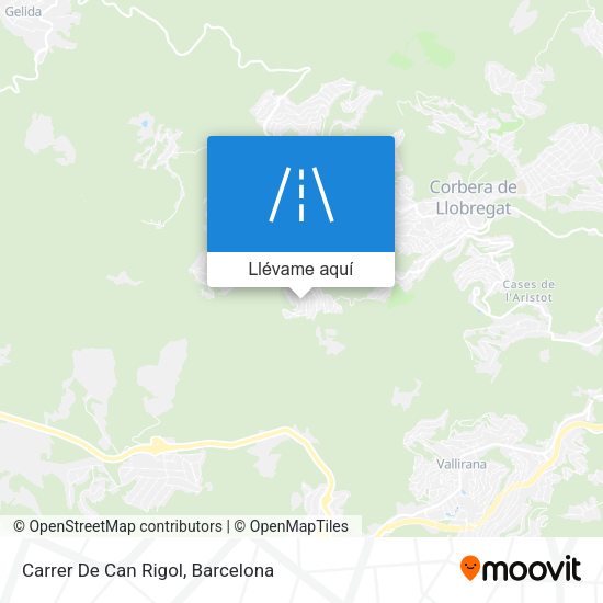Mapa Carrer De Can Rigol