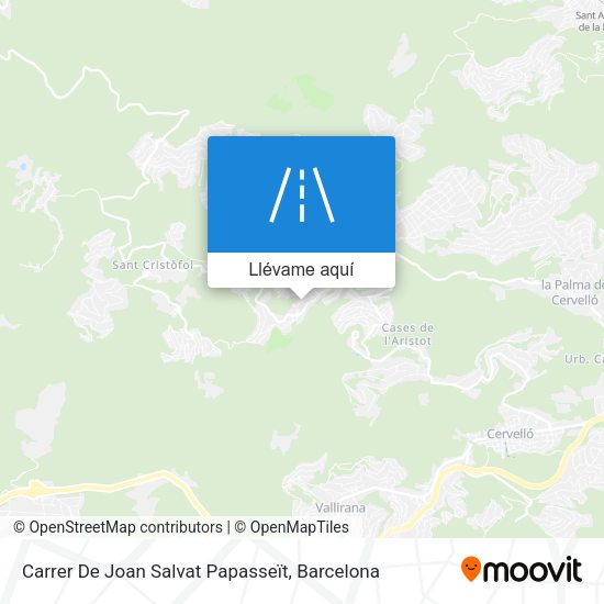 Mapa Carrer De Joan Salvat Papasseït