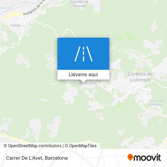 Mapa Carrer De L'Avet