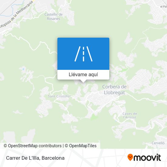 Mapa Carrer De L'Illa