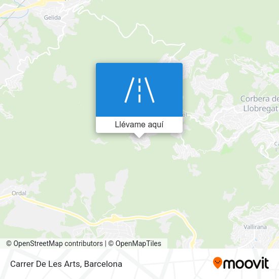 Mapa Carrer De Les Arts