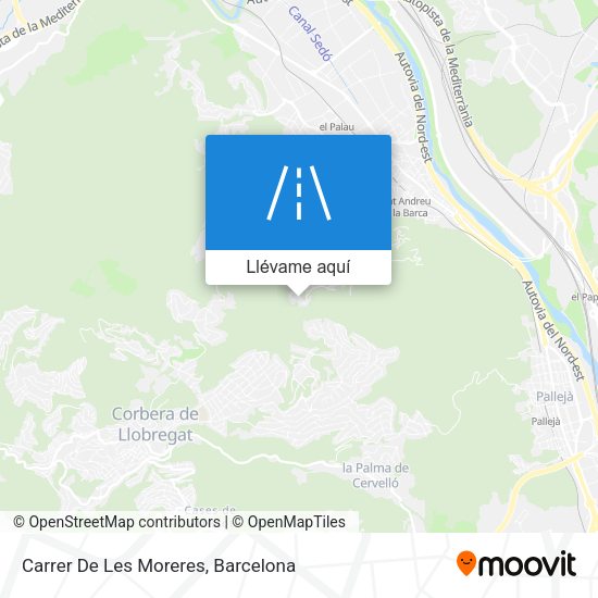 Mapa Carrer De Les Moreres