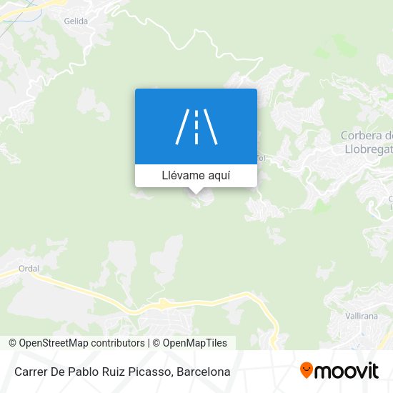 Mapa Carrer De Pablo Ruiz Picasso