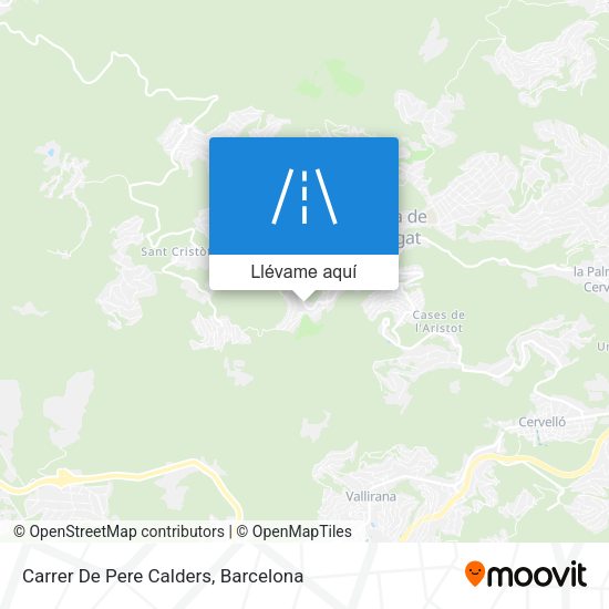 Mapa Carrer De Pere Calders