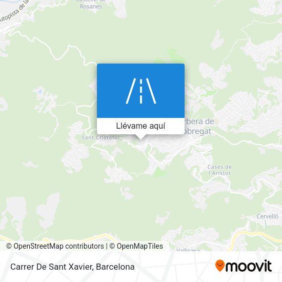 Mapa Carrer De Sant Xavier