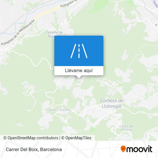 Mapa Carrer Del Boix