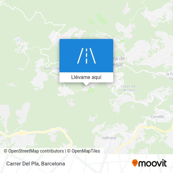 Mapa Carrer Del Pla