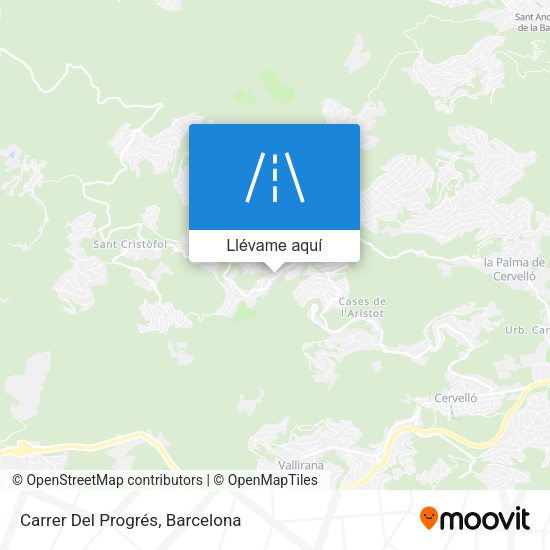 Mapa Carrer Del Progrés