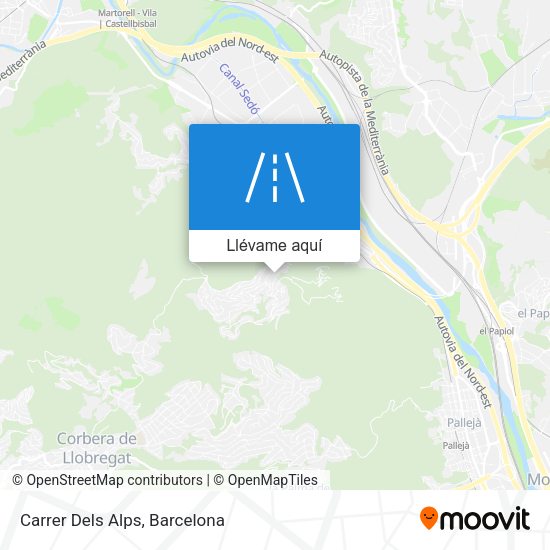 Mapa Carrer Dels Alps