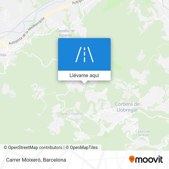 Mapa Carrer Moixeró