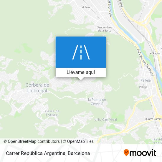Mapa Carrer República Argentina