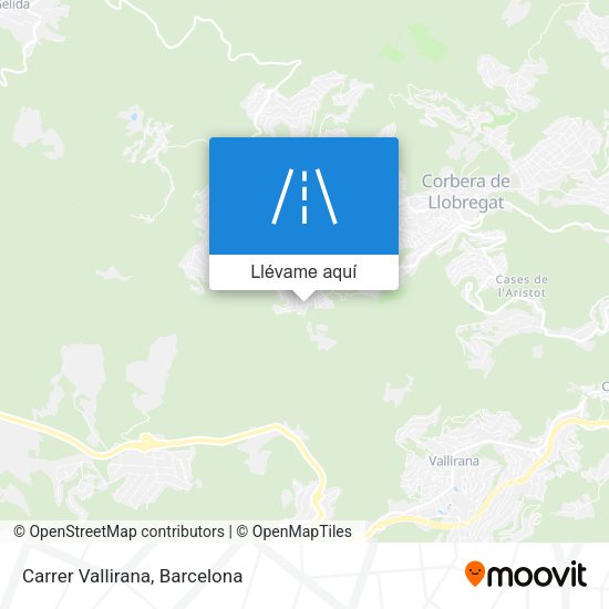 Mapa Carrer Vallirana