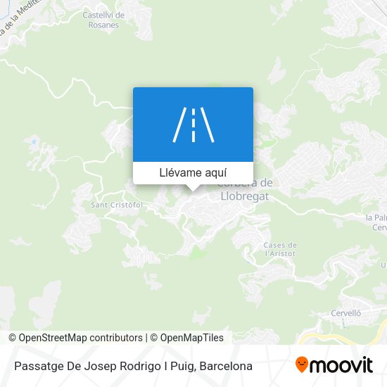 Mapa Passatge De Josep Rodrigo I Puig