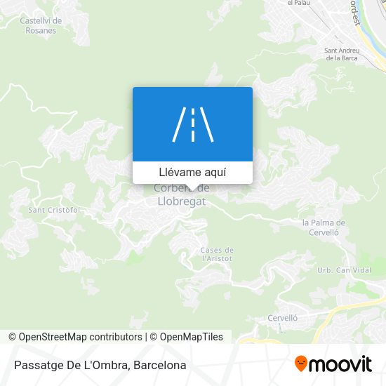 Mapa Passatge De L'Ombra