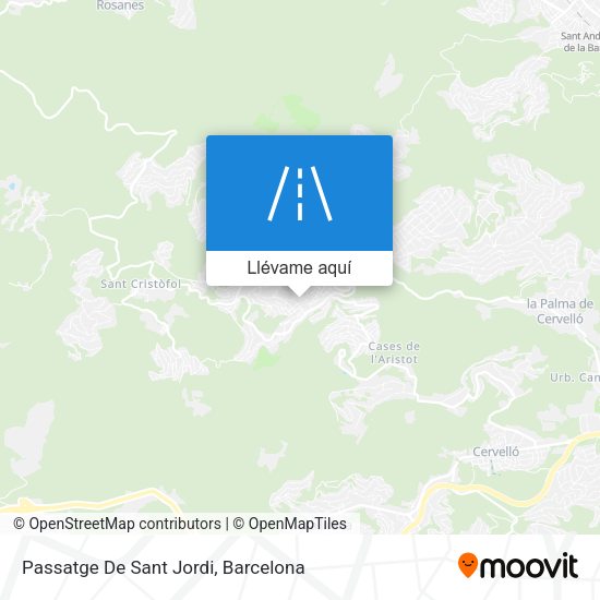 Mapa Passatge De Sant Jordi