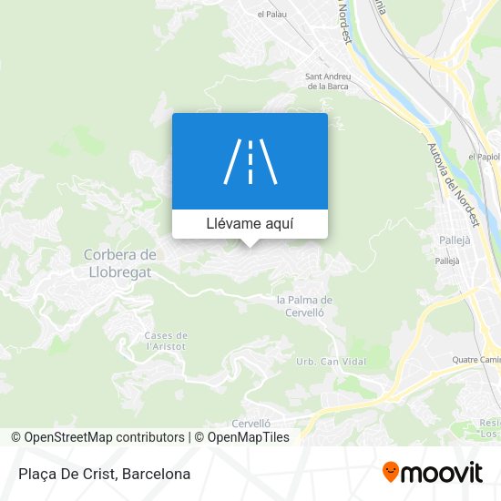 Mapa Plaça De Crist