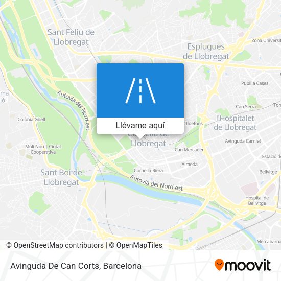 Mapa Avinguda De Can Corts
