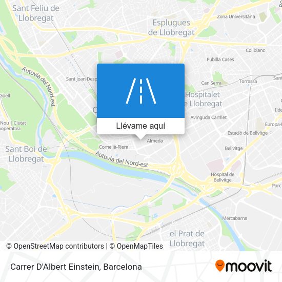 Mapa Carrer D'Albert Einstein