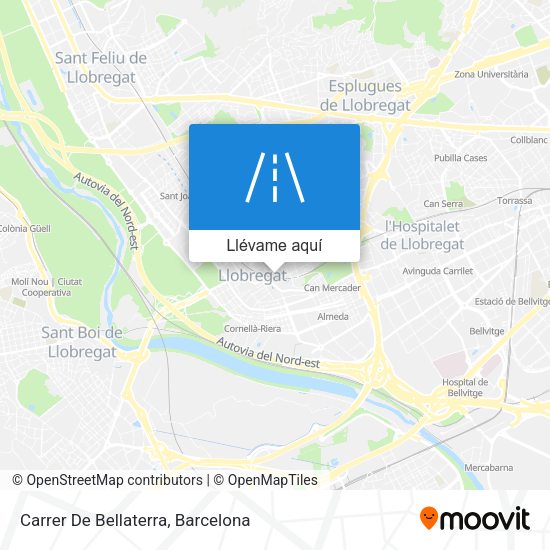 Mapa Carrer De Bellaterra