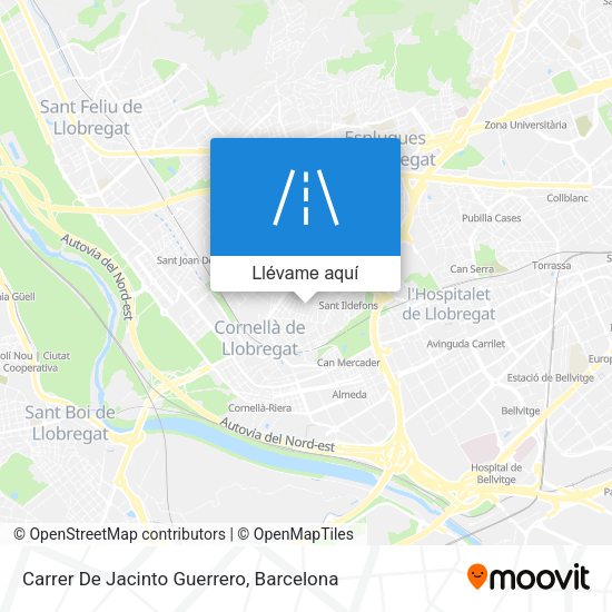 Mapa Carrer De Jacinto Guerrero