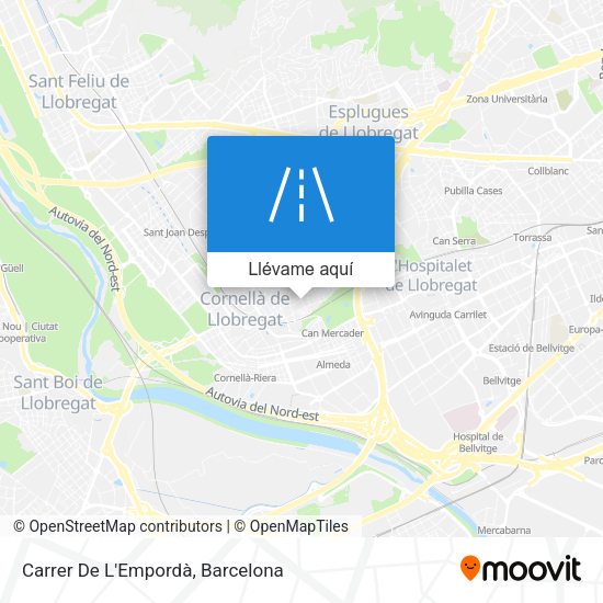 Mapa Carrer De L'Empordà