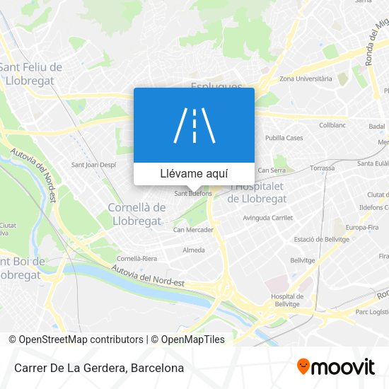Mapa Carrer De La Gerdera