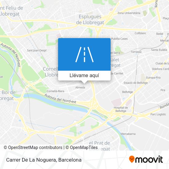 Mapa Carrer De La Noguera