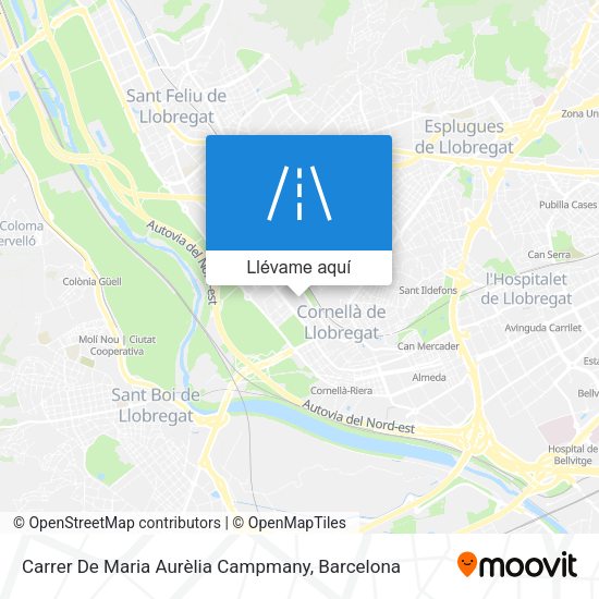 Mapa Carrer De Maria Aurèlia Campmany