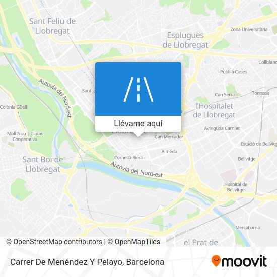 Mapa Carrer De Menéndez Y Pelayo