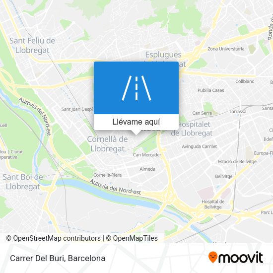 Mapa Carrer Del Buri