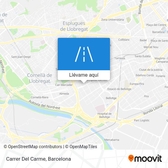 Mapa Carrer Del Carme