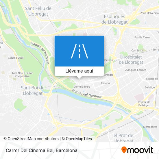 Mapa Carrer Del Cinema Bel