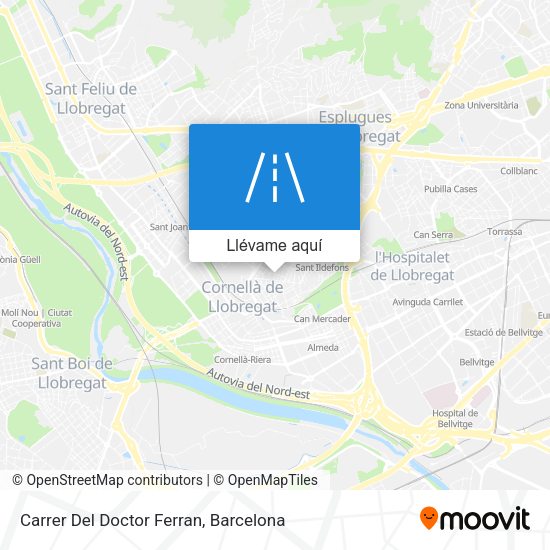 Mapa Carrer Del Doctor Ferran