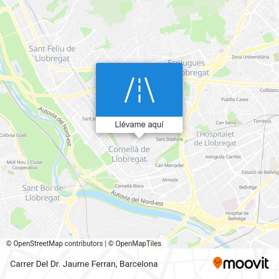 Mapa Carrer Del Dr. Jaume Ferran