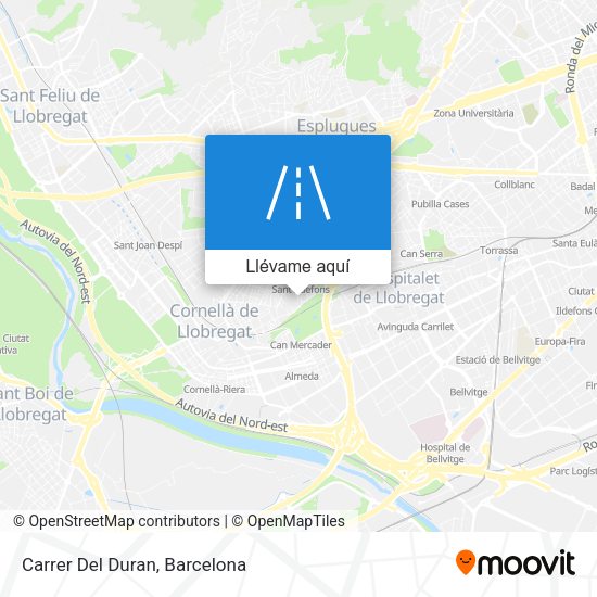 Mapa Carrer Del Duran