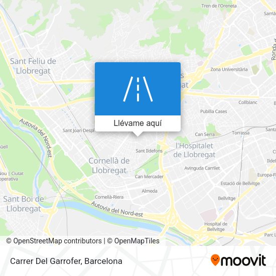 Mapa Carrer Del Garrofer