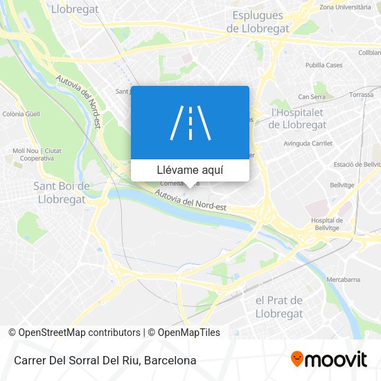 Mapa Carrer Del Sorral Del Riu