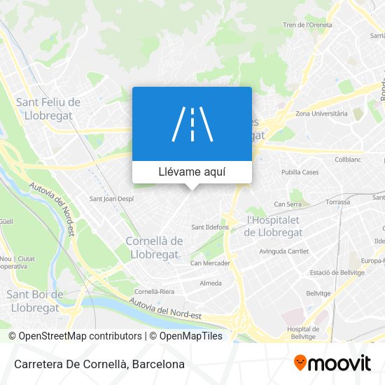 Mapa Carretera De Cornellà