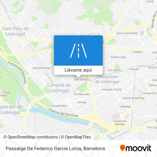 Mapa Passatge De Federico García Lorca