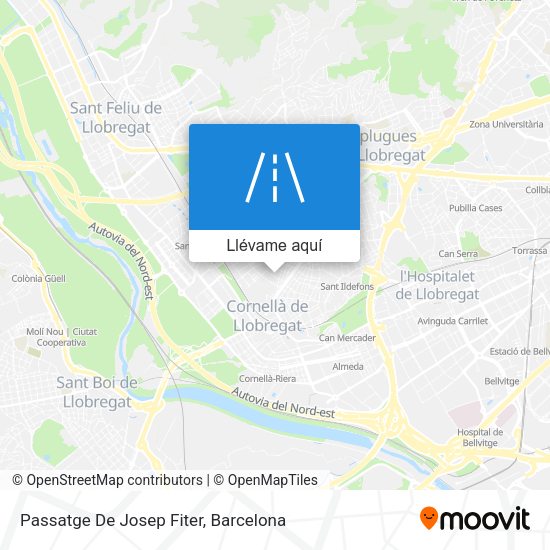 Mapa Passatge De Josep Fiter