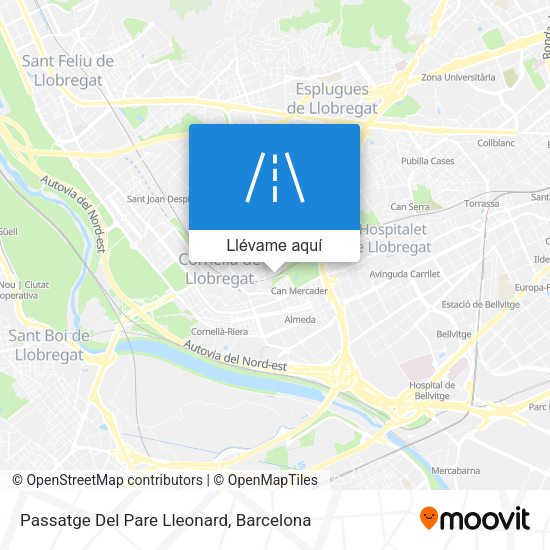 Mapa Passatge Del Pare Lleonard